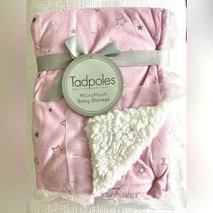 NEW! TADPOLES MicroPlush Baby Blanket | 30” x 40”